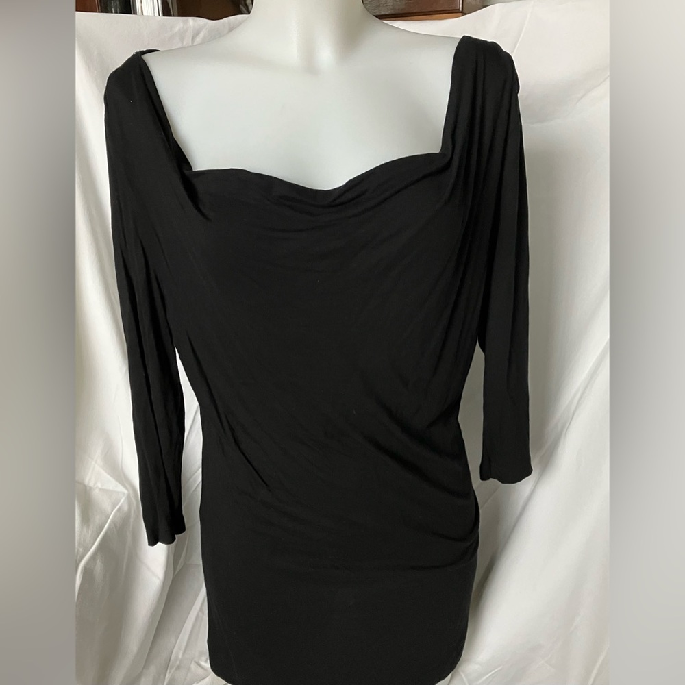 H&M black long sleeved scoop neck!